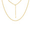 Gold Classic Rolo Chain Necklace